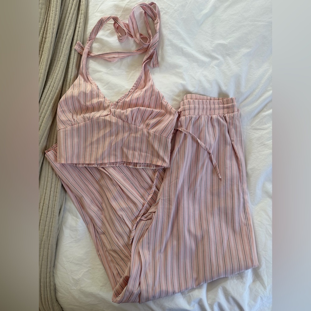 Striped Pink Set